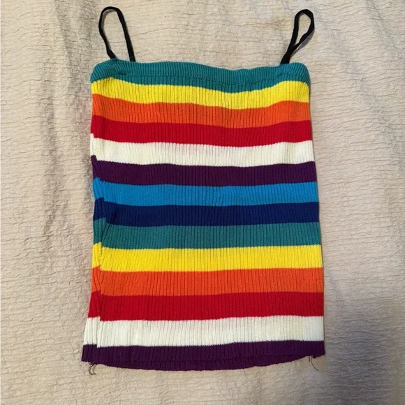 Colorful Strap Tube Top - Picture 2 of 3